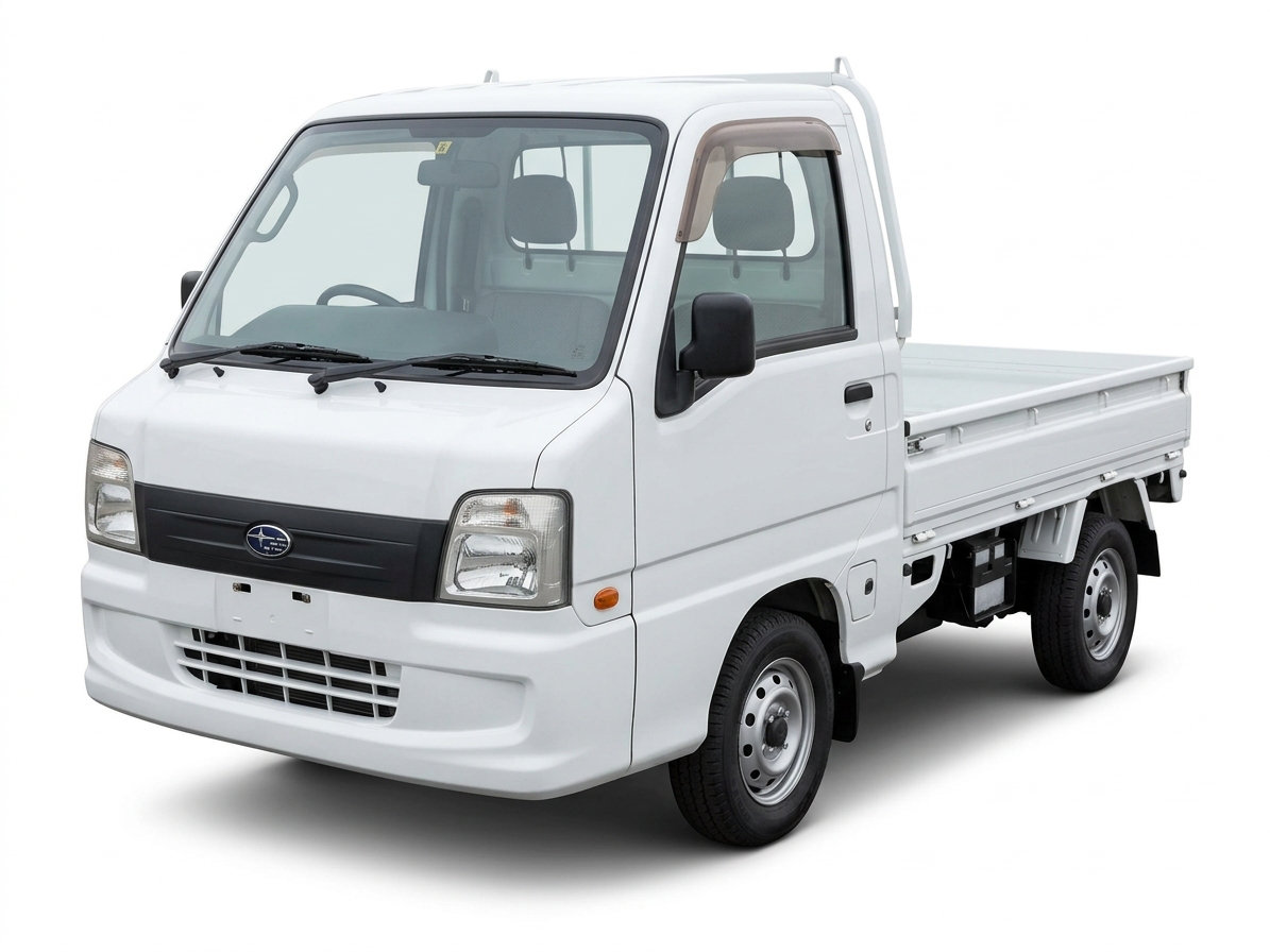 収穫コンテナや農具を積める軽トラック