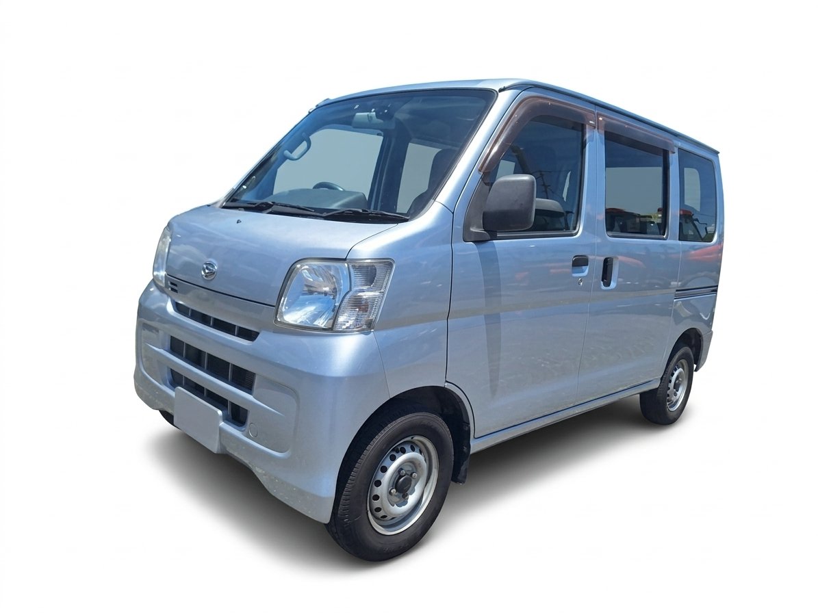 取次所の巡回に使われる軽バン